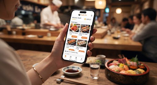 Sushi en app